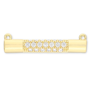 Brass TQ Metall Zwischenst&uuml;ck Bar Gold-transparent