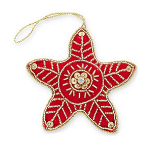 Trendy-Anh&auml;nger Stern Red-gold