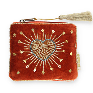 BY31&reg; Etui Herz mit Sterne Rust red-gold-blue