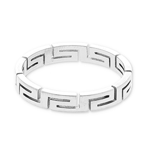 Ringe aus Stainless Steel - Rostfreiem Stahl Silver