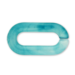 Acryl-Kettenglied, 20 mm, lose Persian green