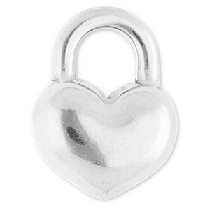 Stainless Steel - Rostfrei Stahl Anh&auml;nger Herz Silver