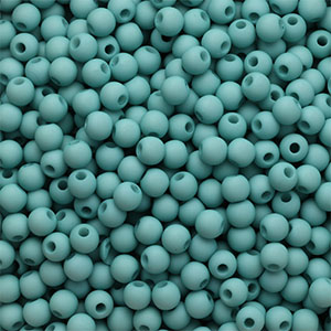 4 mm Acrylperlen Aqua green