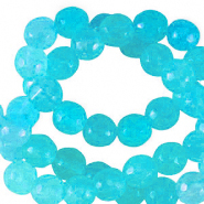 6 mm Naturstein Perlen Aquamarine blue