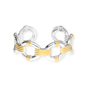 Ringe aus Stainless Steel - Rostfreiem Stahl Silver-gold