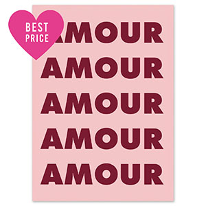 BY31&reg; SchmuckKarten "Amour" Pink-bordeaux
