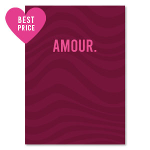 Schmuck Karten "amour" Red
