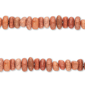 Perlen Keramik Kieself&ouml;rmig Terracotta