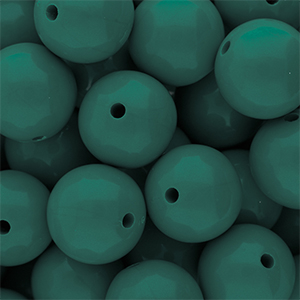 18 mm DQ Acrylperlen shiny Mediterranea green 19-4517 TCX