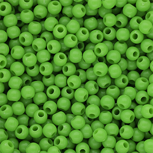 4 mm DQ Acrylperlen shiny Vibrant green 16-6339 TCX