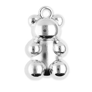 Metall Anh&auml;nger B&auml;r Silver