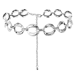 Bauchkettchen Grobes Kettenglied Silver