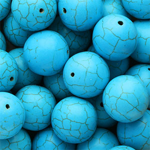 Perlen Keramik 20&nbsp;mm Blue