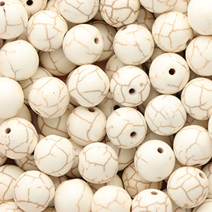 Perlen Keramik 12&nbsp;mm White