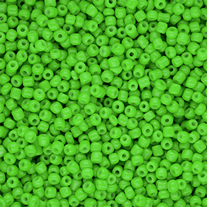 Glasperlen Rocailles 12/0 (2 mm) Green