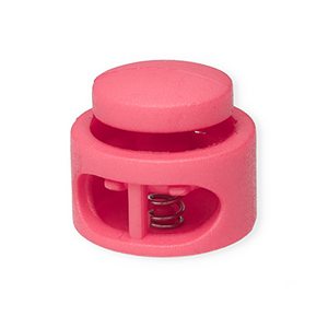Farbiges Zubeh&ouml;r Kordelstopper Rund Pink
