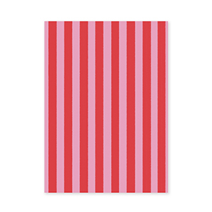 BY31&reg; SchmuckKarten Gerade Linien Red-pink