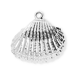 Muschel Anh&auml;nger Specials Herzmuschel Silver