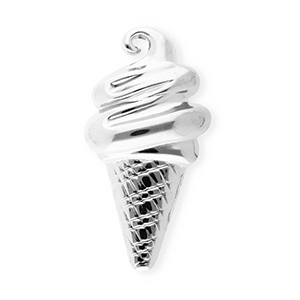 Stainless Steel - Rostfrei Stahl Statement Broschen Ice Lolly Silver