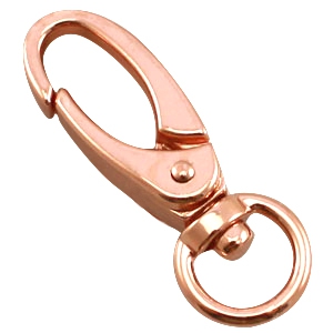DQ Metall Schl&uuml;sselanh&auml;nger 46mm Ros&eacute; gold