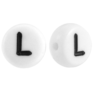 Acryl Buchstaben L Weiss