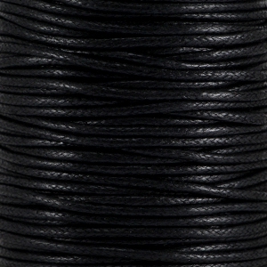 Wachskordel 2.0mm Black