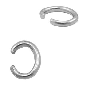 Metall Zubeh&ouml;r TQ Bindering Oval Antique silber