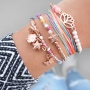 Farbenfroher Schmuck mit gef&auml;rbtem Perlen, DQ Metall und neuem Nylon S-Lon Draht