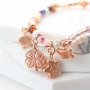 Farbenfroher Schmuck mit gef&auml;rbtem Perlen, DQ Metall und neuem Nylon S-Lon Draht