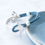 Armb&auml;nder und Ringe mit Anker in blauen Farbt&ouml;nen