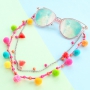 Summer Special! Bunte Pompom Anh&auml;nger in den sch&ouml;nsten Farben