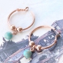 Machen Sie &uuml;berraschende Armb&auml;nder und Ohrringe mit Jaspis Naturstein Perlen