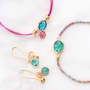 Subtiler Schmuck mit neuen Kristall Glas Anh&auml;ngern in Trendfarben