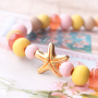 Beach Schmuck mit Holz Perlen, Muscheln und DQ Metall!