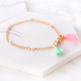 Fusskettchen, Armbandes und Brillen Kordel mit Quasten