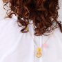 Fusskettchen, Armbandes und Brillen Kordel mit Quasten