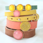 Inspiration mit neuen Cuoio-Armb&auml;ndern, Polaris Elements Cabochons und Perlen