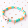 Wir freuen uns sehr &uuml;ber diese Armb&auml;nder mit Polymer Perlen!