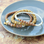 Schicken Schmuck aus Polaris Elements Perlen in warmen Farben