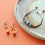 Schicken Schmuck aus Polaris Elements Perlen in warmen Farben