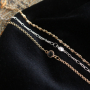 Dies ist der Trend von AW "19 /" 20! Ohrringe, Armb&auml;nder und Ketten mit Kristallglas und Jasseron