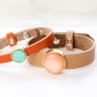 Kombinieren Sie mit Cuoio auf einfache Weise stilvolle Armb&auml;nder