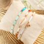 Sommerschmuck mit Tube Muschel Perlen