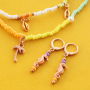 Wir haben diesen Schmuck mit der Sommer DQ Metall Kollektion hergestellt:
