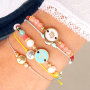 Mit Sternzeichen Perlen und Makram&eacute; Band k&ouml;nnen Sie diesen sch&ouml;nen Schmuck herstellen: