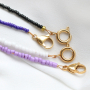 Sie k&ouml;nnen diesen trendigen Schmuck mit Rocailles und Stainless Steel Anh&auml;ngern herstellen: