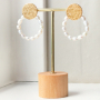 Inspiration f&uuml;r die Herstellung von Haarschmuck und Ohrringen mit S&uuml;sswasserperlen: