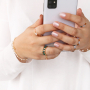DIY: So machen Sie trendige Ringe aus Facett Tuben Perlen:
