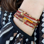 Mit Miyuki Perlen k&ouml;nnen Sie diese trendigen Armb&auml;nder herstellen: