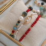 So kombinieren Sie mehrere Arten von Perlen im Schmuck: